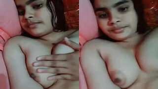 Sexy Desi Girl Play With Her Big Boobs | Viral MMS Desi