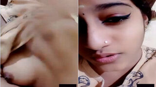 Cute Mallu Girl Shows Her Boobs And Pussy Part 1 | Viral MMS Desi