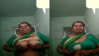 Mallu Bhabhi Shows Big Boobs | Viral MMS Desi