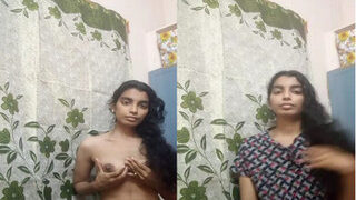 Desi Girl Shows Her Boobs | Viral MMS Desi