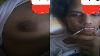 Desi Girl Shows Boobs On VC | Viral MMS Desi