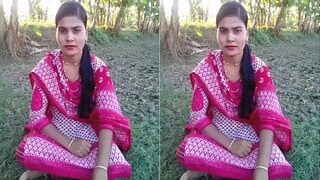 Desi Village Bhabhi Shows Her Boobs And Pussy Part 1 | Viral MMS Desi