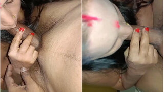 Desi BBW Salu Bahbhi Blowjob And Ridding Dick | Viral MMS Desi