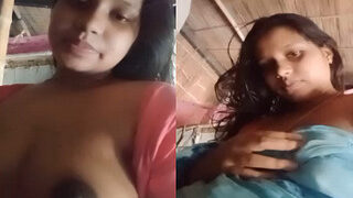 Desi Bhabhi Shows Her Big Boobs | Viral MMS Desi