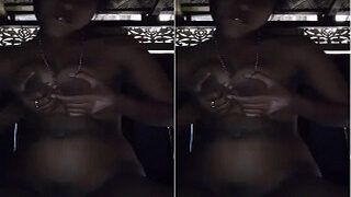 Desi Village Girl Play With Her Boobs | Viral MMS Desi