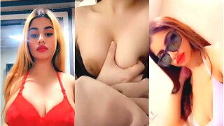 Horny Desi Girl Play With Her Boobs | Viral MMS Desi