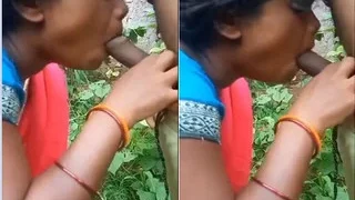 Desi Wife Blowjob And Fucking With Lover OutDoor Part 1 | Viral MMS Desi