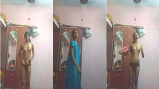 Desi Slim Girl Shows Nude Body | Viral MMS Desi