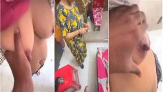 Desi Wife Boobs Pressing And Handjob | Viral MMS Desi