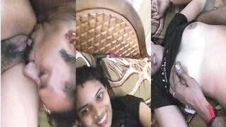 Sexy Desi Wife Boobs Pressing And Pussy Licking | Viral MMS Desi