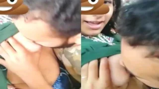 DESI NEIGHBOUR BABE BOOBS SUCKED AND GIVING JUICY BJ | Viral MMS Desi