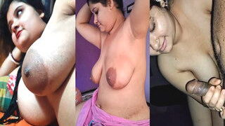 Sexy Boudi Shows Big Boobs And Play WIth Hubby Dick | Viral MMS Desi