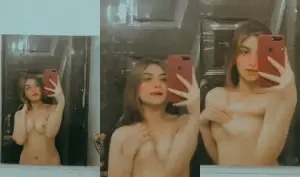 Desi Girl Shows Boobs Selfie | Viral MMS Desi