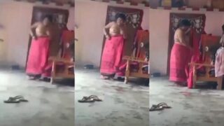Desi BBW Bhabhi Wearing Cloths | Viral MMS Desi