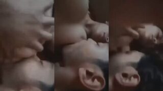 Desi Lover Romance And Boobs Sucking | Viral MMS Desi